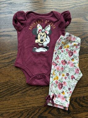 Baby Girl Minnie Mouse Set